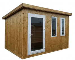 Shed Factory - 10x8 Fully insulated garden office with 