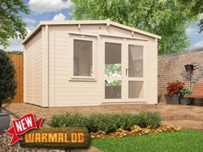 Shed Factory Insulated Rhine Log Cabin From The Ireland Rhine Insulated Log Cabin