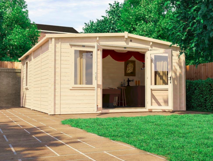 Shed Factory Insulated Severn Log Cabin From The Ireland Severn Insulated Log Cabin