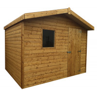 This 12ft x 8ft tongue & ; groove shed is made from 12mm T&G timber and