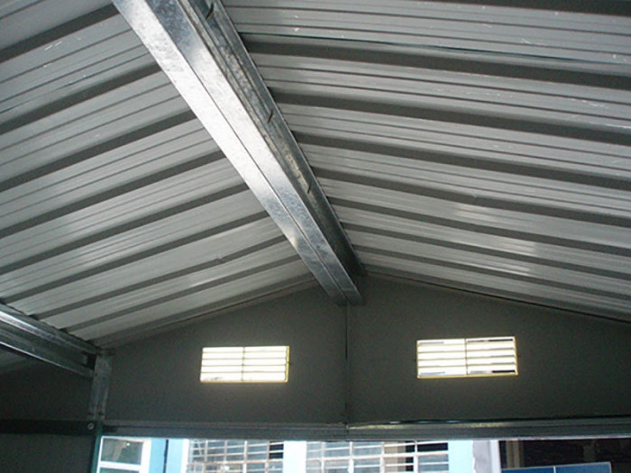 Shed Factory - 10X8 Metal Storage Shed Galvanised Steel Shed