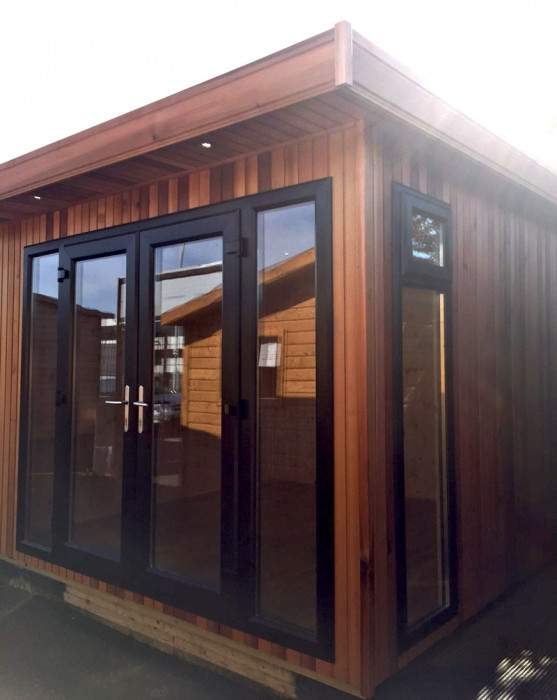 Shed Factory 18x10 Canadian Red Cedar Contemporary Garden Room