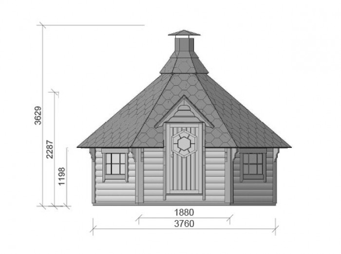shed factory - family bbq hut available from shed factory