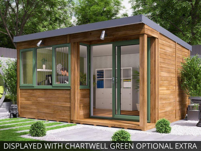 Shed Factory 14x11 28mm Helena Garden Office From Dunster House