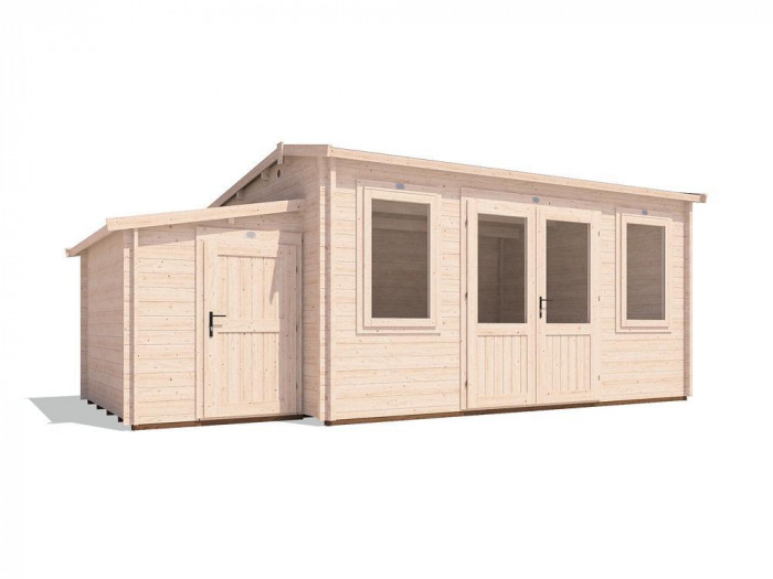 shed factory - 20x12 45mm dunster house lantera log cabin
