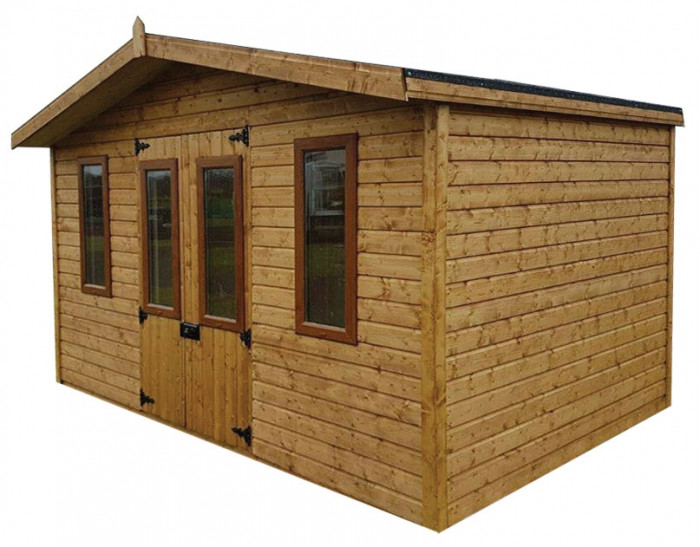 shed factory - 12x10 chalet tongue & groove summerhouse