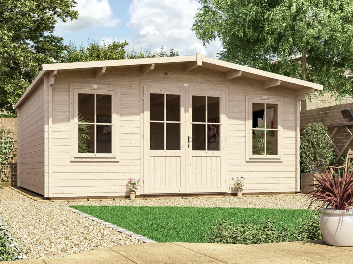 Shed Factory 16x16 Severn Log Cabin from Dunsterhouse available from