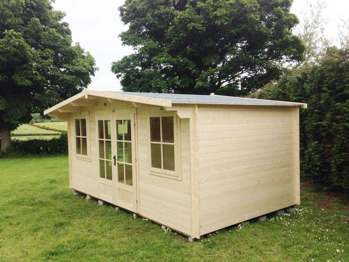 Shed Factory - 16x13 Severn Log Cabin from Dunsterhouse ...