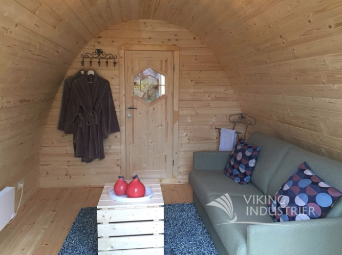 Shed Factory - 10x10 Garden Glamping Pod Eclipse (shingle 