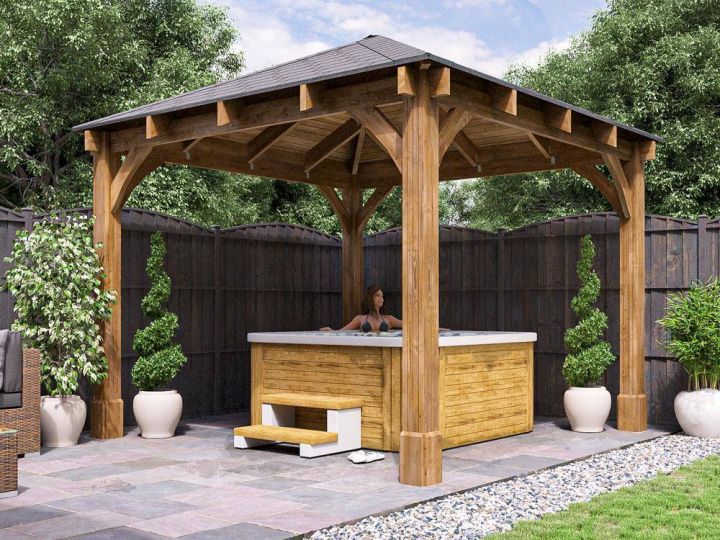 atlas chunky garden gazebo from the shed factory ireland