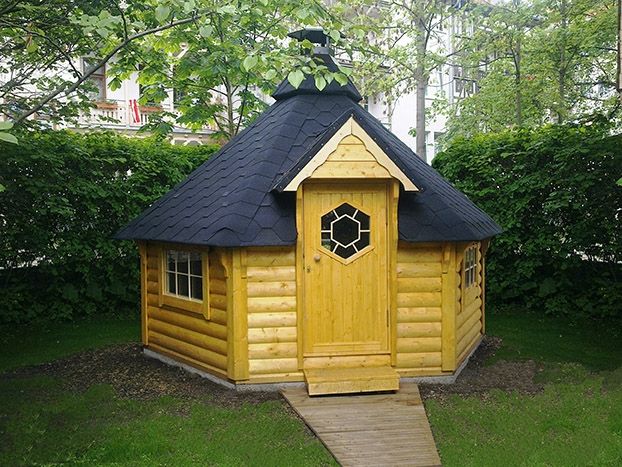 Family BBQ Hut available from Shed Factory Ireland