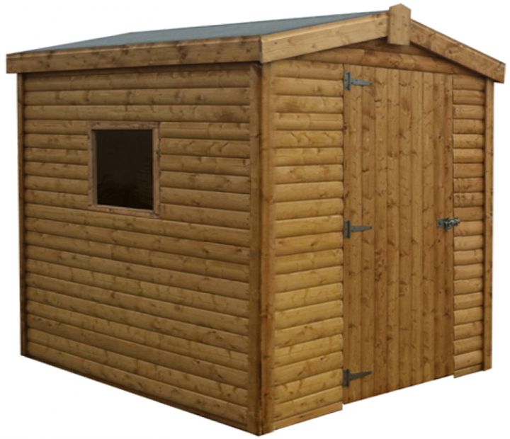 12x10 logwood shed