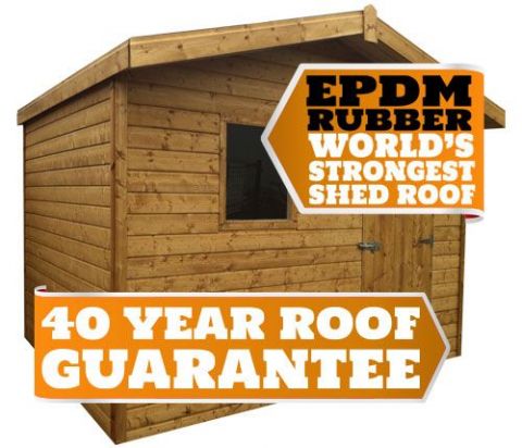 6x6 19mm Chalet Tongue & Groove Shed