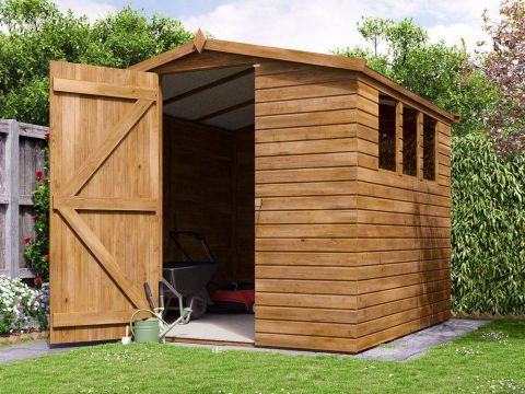 8x8 Adam III Pressure Treated Shed