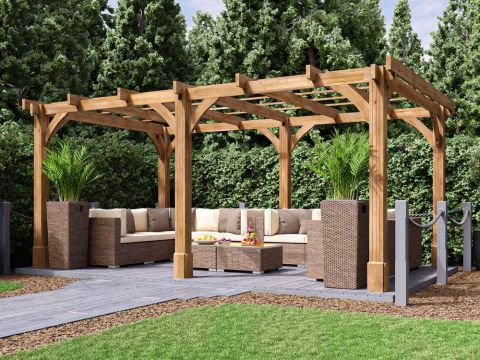 17x10 Artemis Wooden Pergola