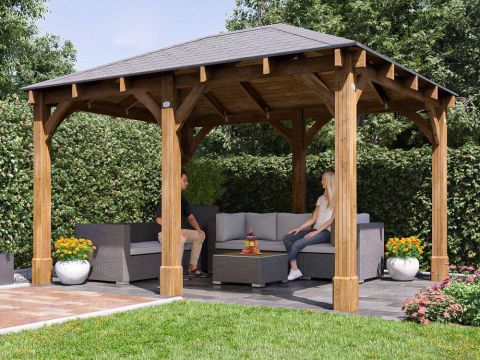 14x11 Atlas Open Chunky Gazebo