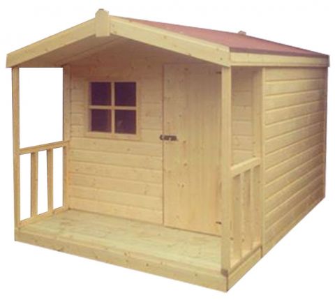 Chalet Cabin Playhouse with Veranda