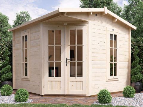 Daft Pony Log Cabin Georgian Windows