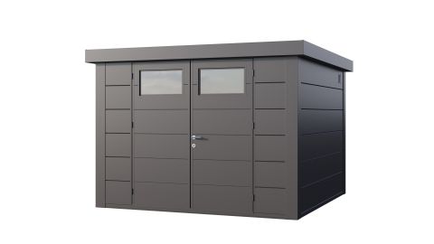 10x10 Telluria Eleganto 3030 Steel Shed (Antracite Finish)