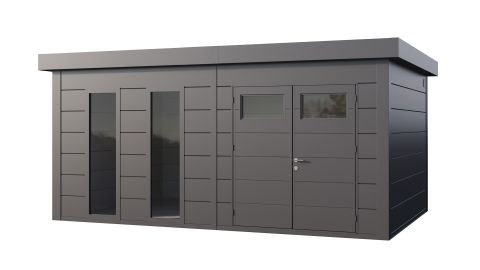 18x12 Telluria Eleganto 5436 Steel Shed (Antracite Finish)