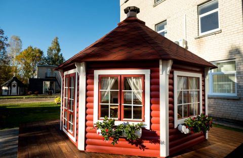 15x15 Glazed Garden pavilion (Painted example)