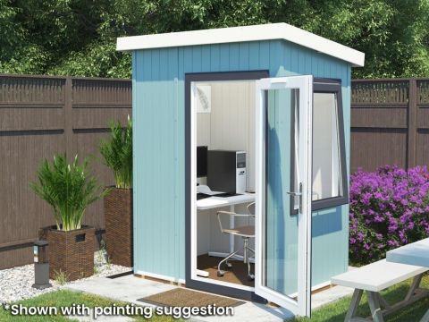 Spaceship B Micro Garden Office - Right

