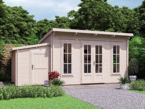 Terminator Log Cabin with Sidestore