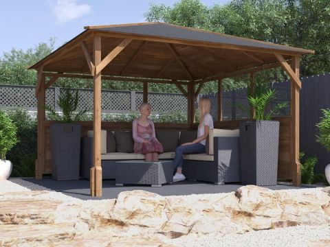 Utopia Diamond Corner Pergola